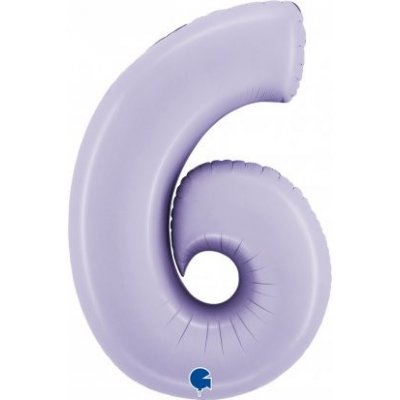 GRABO fóliový balónek ČÍSLICE LILIOVÁ 6 102cm,40" nafukovací – Zboží Dáma