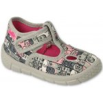 Befado dívčí bačkůrky přezůvky 630P001 kočičky – Zboží Dáma
