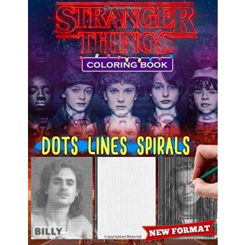 Antistresové omalovánky Stranger Things 2 Dots Lines Spirals Coloring ...