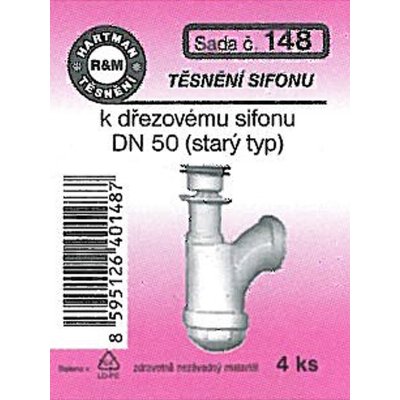 HARTMAN těsnění k starému dřezovému sifonu, sada č. 148 – Sleviste.cz