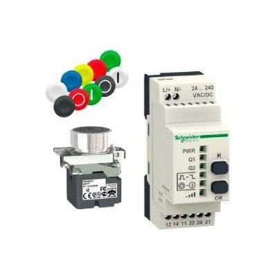 Schneider Electric XB4RFA02 PK 22 mm XB4R, programovatelný přijímač, sada – Hledejceny.cz