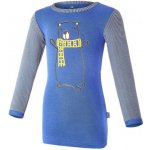 Dětské tričko Little Angel smyk obrázek DR Outlast® indigo medvěd pruh – Zboží Mobilmania