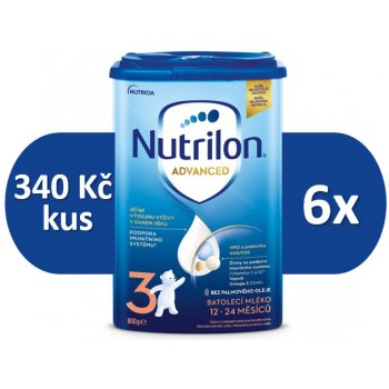 Nutrilon 3 Advanced Vanilla 6 x 800 g