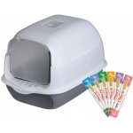 Diamentiq krytá kočičí toaleta 50 x 36 x 34 cm – Zboží Dáma