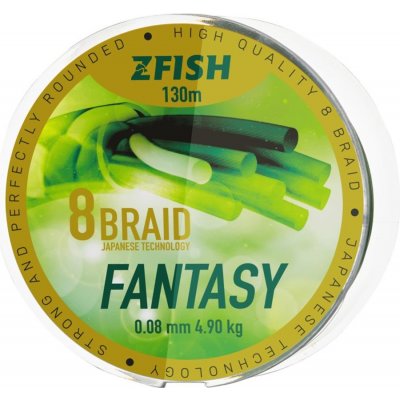 Zfish Šnůra Fantasy 8-Braid 130m 0,10mm – Sleviste.cz