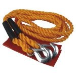 Elta Lano tažné s karabinami 5000kg syntetické lano ukončené kovovými háky – Zbozi.Blesk.cz