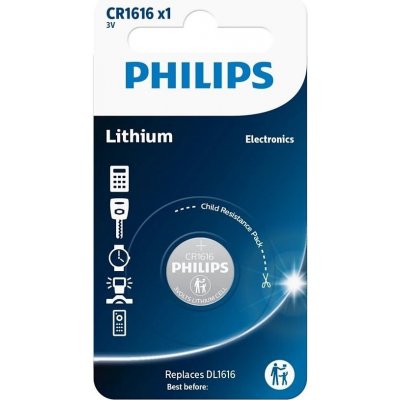 Philips CR1616 1ks CR1616/00B – Zboží Mobilmania