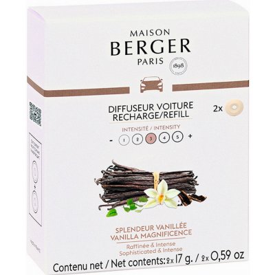Maison Berger Paris Keramická náplň vůně Velkolepá vanilka 2 ks – Hledejceny.cz