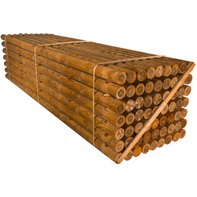 Dřevěná kulatina - dl. 300 cm, prům. 10 cm – Zbozi.Blesk.cz