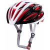 Cyklistická helma Force BAT černo-bílo-červená 2018