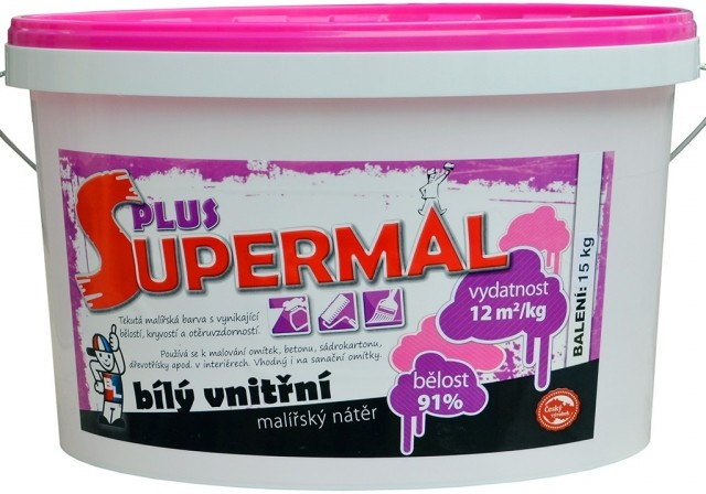 Supermal Plus malířská barva, 15 kg