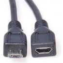 Digitus ku2me2f prodlužovací micro USB 2.0 male-female, 2m, černý