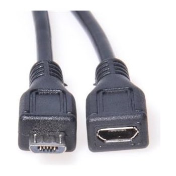 Digitus ku2me2f prodlužovací micro USB 2.0 male-female, 2m, černý