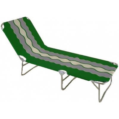 Skládací hliníkové lehátko VAJGAR cihlové – Zboží Dáma