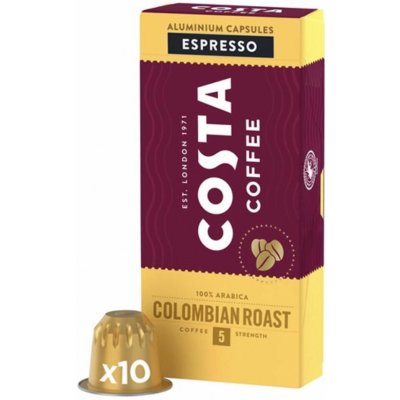 Costa Coffee Colombia Roast pody kávové kapsle pro Nespresso 10 ks – Hledejceny.cz