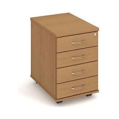 Manutan mobilní 60 x 40 x 60 cm 4 zásuvky buk – Hledejceny.cz
