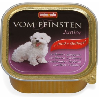 Animonda Vom Feinsten Junior Dog hovězí a drůbeží 150 g – Hledejceny.cz