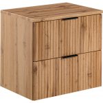 Comad Koupelnová skříňka pod deskové umyvadlo Adel White SET-ADO B 60 dub wotan – Zbozi.Blesk.cz