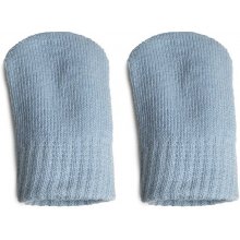 Kojenecké úpletové bavlněné rukavičky sv.modrá