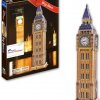 3D puzzle CLEVER&HAPPY 3D puzzle Big Ben, Londýn 47 ks