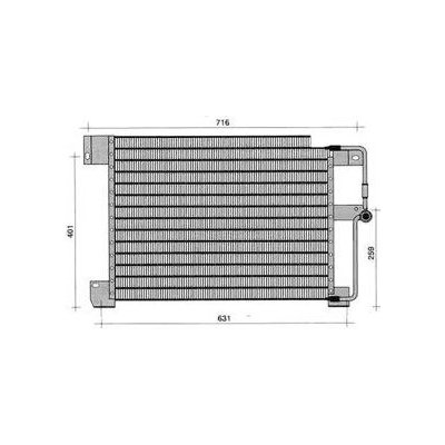 Kondenzátor, klimatizace DELPHI TSP0225243 – Zbozi.Blesk.cz