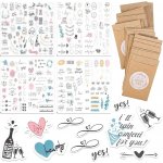 Svatební samolepky s papírovými sáčky – Sleviste.cz