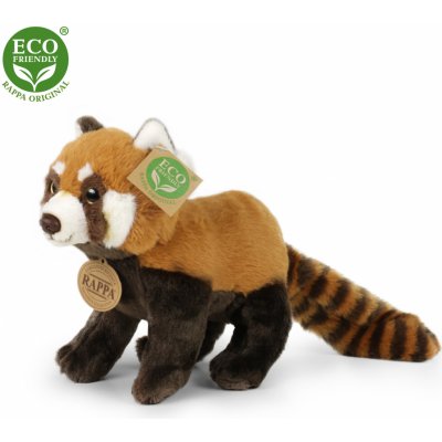 Eco-Friendly Panda červená sedící 20 cm – Zbozi.Blesk.cz