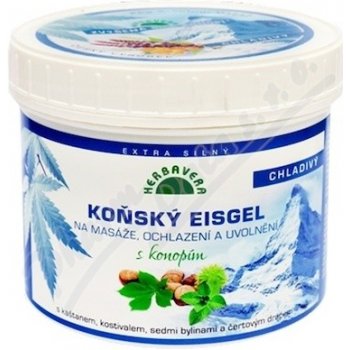 Herbavera konopný eisgel s mátou a mentolem 500 ml