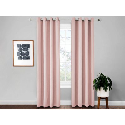 XPOSE® Zatemňovací závěsy HADES (pudrový) - 140x180 cm (2ks) – Zboží Mobilmania