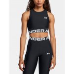 Under Armour HEATGEAR RIB Dámské tílko, černá, – Zboží Dáma