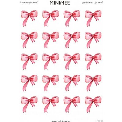 Samolepky MINIMEE - Buclaté mašličky – Zboží Živě