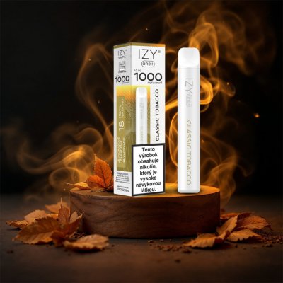 IZY VAPE IZY ONE+ Classic Tobacco 18 mg 1000 potáhnutí – Sleviste.cz