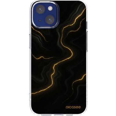 Picasee silikonový průhledný obal pro Apple iPhone 14 - Thunder – Zboží Mobilmania