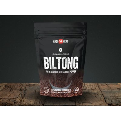 Maso Here Hovězí Biltong s kampotským pepřem 50 g