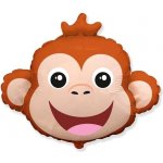 FLEXMETAL Balón foliový Opice Opička safari 68 cm – Zboží Mobilmania