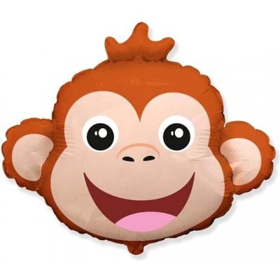 FLEXMETAL Balón foliový Opice Opička safari 68 cm – Zboží Mobilmania