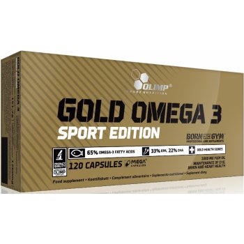 Olimp Omega 3 Sport Edition omega 3 mastné kyseliny 120 kapslí