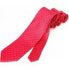 Kravata Lee-Openheimer hedvábná kravata červená