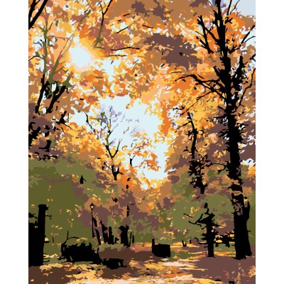ZUTY Malování podle čísel PODZIMNÍ STROMY 40 x 50 cm – Hledejceny.cz