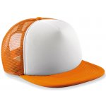 Beechfield Čepice Junior Vintage Snapback Trucker bílá oranžová – Zboží Dáma