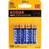 Baterie primární Kodak AA 4 ks 88617