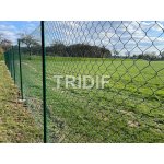 Pletivo poplastované / oko 50 / průměr drátu 2,50 mm / zesílený napínací drát 3,50 mm / 15 bm – Sleviste.cz