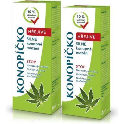Swiss Med Konopíčko hřejivé 200 ml + Konopíčko chladivé 200 ml dárková sada – Sleviste.cz
