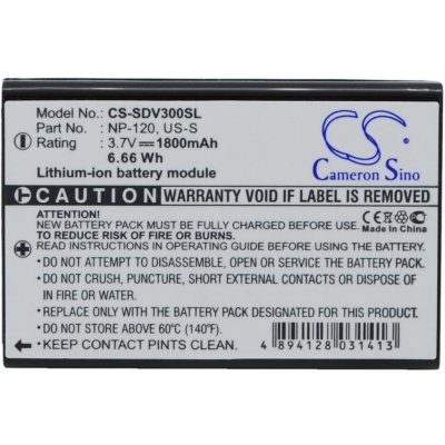 Cameron Sino CS-SDV300SL 3.7V Li-ion 1800mAh černá - neoriginální | Zboží Auto