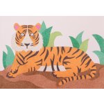 Radost v písku Šablona na pískování tygr A5 148 x 210 mm – Sleviste.cz
