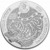 BH Mayer Kunstprageanstalt GmbH Stříbrná mince lunární rok tygra Rwanda BU 1 oz