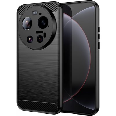 Carbon odolný gelový obal na Xiaomi 17 Ultra - černý – Zboží Živě