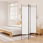 vidaXL 3dílný paraván bílý 120 x 200 cm textil 350146 – Zboží Dáma