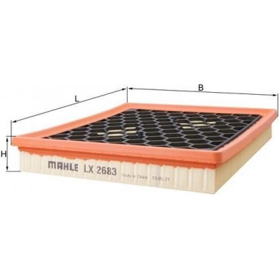 Vzduchový filtr MAHLE LX 2683 – Hledejceny.cz