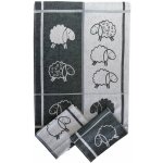 Sleep-well Ovce 2 50x70 cm černá 3 ks – Zboží Dáma